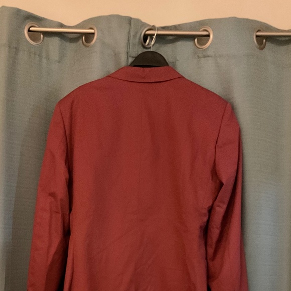 Alton Lane Black Label Raspberry Fitted Suit Coat - Picture 11 of 16